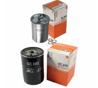 MAHLE / KNECHT Set Pacchetto Filtri Filtro Carburante KL 204 Filtro Olio OC 243