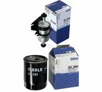 MAHLE / KNECHT Set Pacchetto Filtri Filtro Carburante KL 238 Filtro Olio OC 986