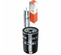 MAHLE / KNECHT Set Pacchetto Filtri Filtro Carburante KL 35 Filtro Olio OC 47