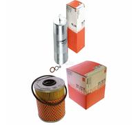 MAHLE / KNECHT Set Pacchetto Filtri Filtro Carburante KL 35 Filtro Olio OX 187D