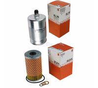 MAHLE / KNECHT Set Pacchetto Filtri Filtro Carburante KL 38 Filtro Olio OX 34D