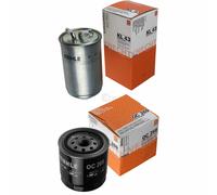 MAHLE / KNECHT Set Pacchetto Filtri Filtro Carburante KL 43 Filtro Olio OC 269