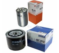 MAHLE / KNECHT Set Pacchetto Filtri Filtro Carburante KL 43 Filtro Olio OC 312