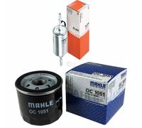 MAHLE / KNECHT Set Pacchetto Filtri Filtro Carburante KL 458 Filtro Olio OC 1051