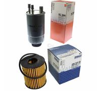 MAHLE / KNECHT Set Pacchetto Filtri Filtro Carburante KL 566 Filtro Olio OX 371D