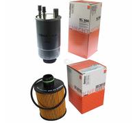 MAHLE / KNECHT Set Pacchetto Filtri Filtro Carburante KL 566 Filtro Olio OX 553D