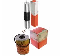 MAHLE / KNECHT Set Pacchetto Filtri Filtro Carburante KL 66 Filtro Olio OX 187D