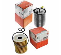 MAHLE / KNECHT Set Pacchetto Filtri Filtro Carburante KL 778 Filtro Olio OX 422D