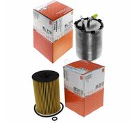 MAHLE / KNECHT Set Pacchetto Filtri Filtro Carburante KL 778 Filtro Olio OX 787D