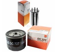 MAHLE / KNECHT Set Pacchetto Filtri Filtro Carburante KL 781 Filtro Olio OC 727