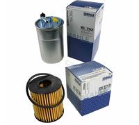MAHLE / KNECHT Set Pacchetto Filtri Filtro Carburante KL 792 Filtro Olio OX 371D