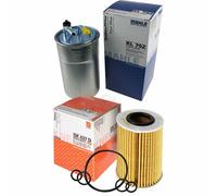 MAHLE / KNECHT Set Pacchetto Filtri Filtro Carburante KL 792 Filtro Olio OX 437D