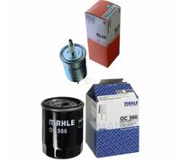 MAHLE / KNECHT Set Pacchetto Filtri Filtro Carburante KL 83 Filtro Olio OC 986