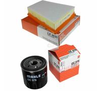 MAHLE / KNECHT Set Pacchetto Filtri Olio Filtro OC 978 Filtro Aria LX 2631