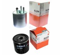 MAHLE / KNECHT Set Pacchetto Filtri Olio Filtro OC 978 Filtro Carburante KL 638