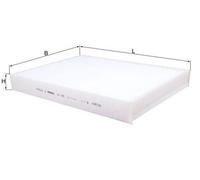 MAHLE LA 1185 Filtro abitacolo per VOLVO XC60 II (246) per LEVC TX (HRE) Filtro