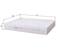 MAHLE LA 1263 Filtro, Aria abitacolo per MERCEDES-BENZ