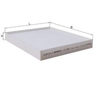 MAHLE LA 1526 Filtro, Aria abitacolo per HYUNDAI,KIA