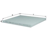 MAHLE LA 298 Filtro abitacolo per VW New Beetle Hatchback (9C1, 1C1) Filtro