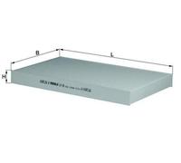 Filtro abitacolo Filtro particellare LA 46 KNECHT per AUDI 100 C4 Tre volumi