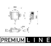 MAHLE Ladeluftkühler LLK per Mercedes C-Klasse T-Model S206 W206 S214 S213