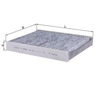 MAHLE LAK 169 Filtro abitacolo per FORD FUSION (JU) Fiesta Mk5 Van Filtro al