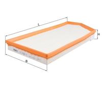 MAHLE LX 3188/11 Filtro aria per MERCEDES-BENZ