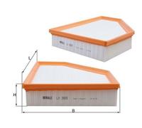 MAHLE LX 3985 Filtro aria per BMW Z3 Roadster (E36) 3 Sedan (G20) 2 Coupe (G42)