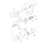MAHLE MS 394 Motorino d'avviamento per CASE IH,FENDT