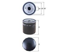 Filtro olio KNECHT OC 243