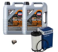 Mahle Ölfilter 10 L Liqui Moly Top Tec 4200 5W-30 Per Audi A8 S8 Mild Hybrid