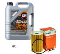 Mahle Ölfilter 5 L Liqui Moly Top Tec 4200 5W-30 Per Hyundai I20 Active 1.4 Crdi