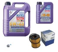 Mahle Ölfilter 6 L Liqui Moly 5W-40 High Tech Per Fiat Linea 1.4 T-Jet