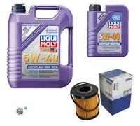 Mahle Ölfilter 6 L Liqui Moly 5W-40 High Tech Per Fiat Linea 1.4 T-Jet