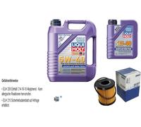 Mahle Ölfilter 6 L Liqui Moly 5W-40 High Tech Per Fiat Linea 1.4 T-Jet
