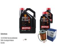 Mahle Ölfilter 7 L Motul 5W-30 8100 X-Clean+ Per Mercedes-Benz S-Klasse