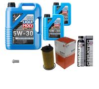 Mahle Ölfilter 7L Liqui Moly 5W-30 Longtime High Tech Per Jeep Wrangler III 2.8
