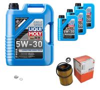 Mahle Ölfilter 8 L Liqui Moly 5W-30 Longtime Per Honda CR-V III 2.2i-DTEC 4WD