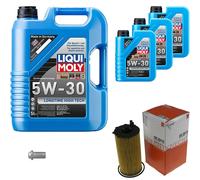 Mahle Ölfilter 8 L Liqui Moly 5W-30 Longtime Per Jeep Wrangler III 2.8 CRD