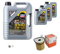 Mahle Ölfilter 8 L Liqui Moly 5W-40 4100 Top Tec Per Bmw 5er Touring 530D 525D