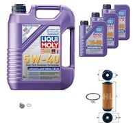 Mahle Ölfilter 8 L Liqui Moly 5W-40 High Tech Per Bmw 5er Touring 540I 7er