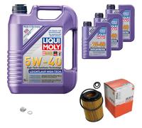 Mahle Ölfilter 8 L Liqui Moly 5W-40 Leichtlauf High Tech Per Honda CR-V III
