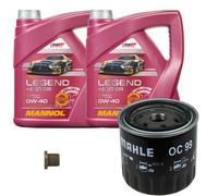 Mahle Ölfilter 8 L Mannol Legend+Ester 0W-40 Per Renault Safrane II 2.5 20V 2.0