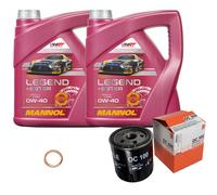 Mahle Ölfilter 8 L Mannol Legend+Ester 0W-40 Per Renault Safrane II 2.5 20V 2.0