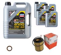 Mahle Ölfilter 9 L Liqui Moly 5W-40 4100 Top Tec Per Bmw 3er Cabriolet 320 Ci