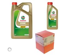 MAHLE Oilfilter 6 L CASTROL 5W-30 per KIA Sorento III 3.3 4WD