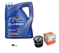 Mahle Olio Filtro 5 L Mannol Classic 10W-40 Per Daihatsu Cuore VII 1.0