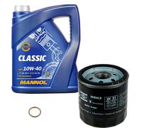Mahle Olio Filtro 5 L Mannol Classic 10W-40 Per Opel Corsa A CC 93 94 98 99