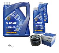 Mahle Olio Filtro 7 L Mannol Classic 10W-40 Per Rover 45 Berlina 2.0 IDT