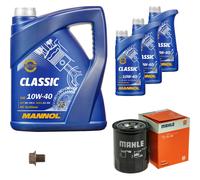 Mahle Olio Filtro 8 L Mannol Classic 10W-40 Per Nissan Pathfinder III 4.0 4WD